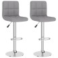 vidaXL Barhocker 2 Stk. Hellgrau Stoff vidaXL Barhocker 2 Stk. Hellgrau Stoff
