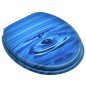 vidaXL Toilettensitze mit Deckel 2 Stk. MDF Blau Wassertropfen-Design vidaXL Toilettensitze mit Deckel 2 Stk. MDF Blau Wassertropfen-Design