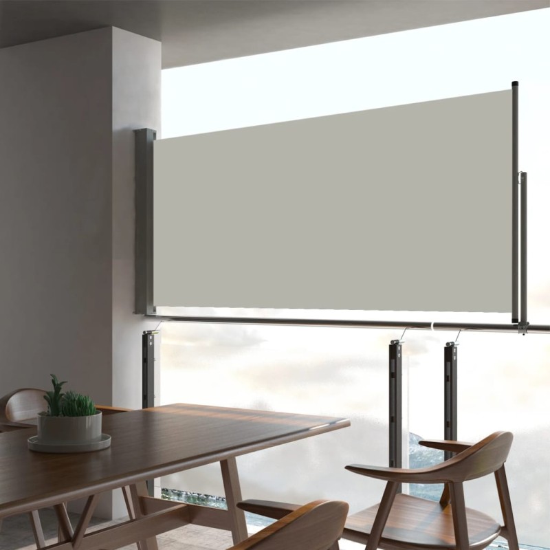 vidaXL Ausziehbare Seitenmarkise 60×300 cm Creme vidaXL Ausziehbare Seitenmarkise 60×300 cm Creme