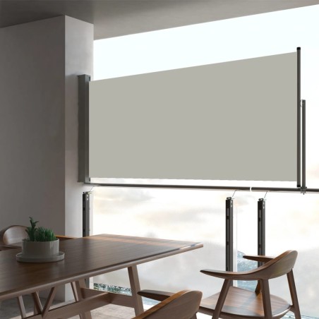 vidaXL Ausziehbare Seitenmarkise 60×300 cm Creme