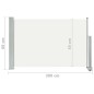 vidaXL Ausziehbare Seitenmarkise 60×300 cm Creme vidaXL Ausziehbare Seitenmarkise 60×300 cm Creme