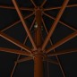vidaXL Sonnenschirm mit Holzmast 330 cm Schwarz vidaXL Sonnenschirm mit Holzmast 330 cm Schwarz