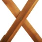 vidaXL Klappbarer Gartentisch Ø60x75 cm Massivholz Eukalyptus vidaXL Klappbarer Gartentisch Ø60x75 cm Massivholz Eukalyptus