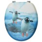 vidaXL Toilettensitze mit Deckel 2 Stk. MDF Pinguin-Design vidaXL Toilettensitze mit Deckel 2 Stk. MDF Pinguin-Design