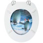 vidaXL Toilettensitze mit Deckel 2 Stk. MDF Pinguin-Design vidaXL Toilettensitze mit Deckel 2 Stk. MDF Pinguin-Design