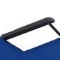Klappbare Sonnenliegen 2 Stk. mit Fußablage Blau Klappbare Sonnenliegen 2 Stk. mit Fußablage Blau