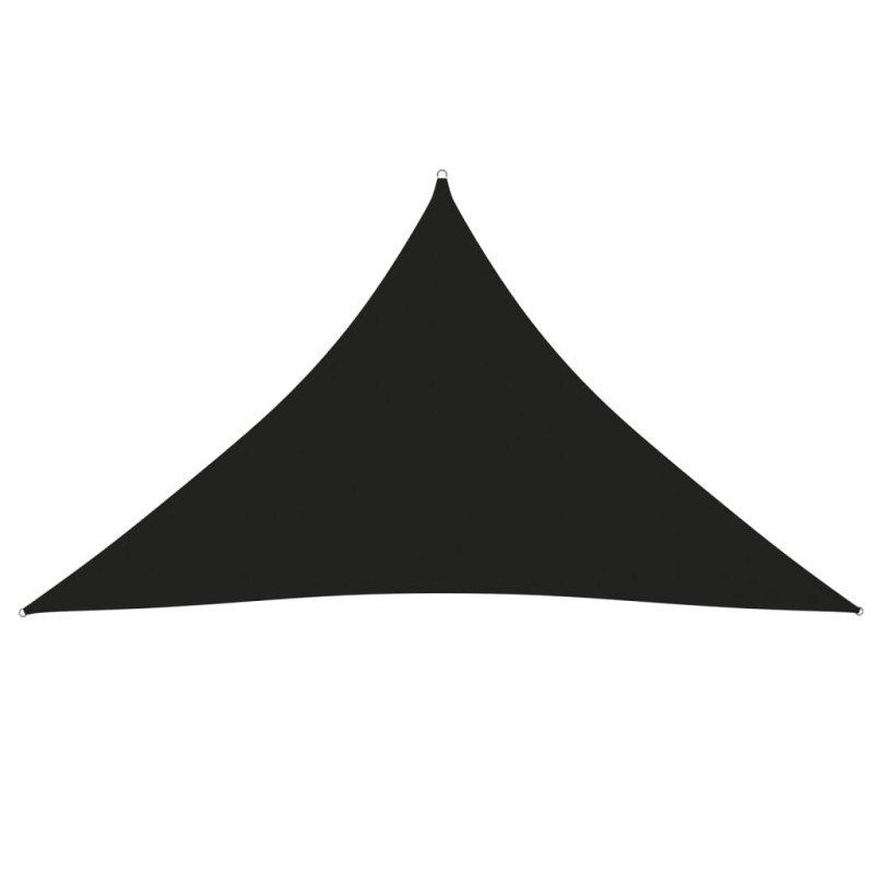 vidaXL Sonnensegel Oxford-Gewebe Dreieckig 3,5x3,5x4,9 m Schwarz vidaXL Sonnensegel Oxford-Gewebe Dreieckig 3,5x3,5x4,9 m Schwarz