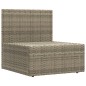 vidaXL 6-tlg. Garten-Lounge-Set mit Kissen Grau Poly Rattan vidaXL 6-tlg. Garten-Lounge-Set mit Kissen Grau Poly Rattan