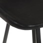 vidaXL Barhocker 2 Stk. Schwarz Echtleder vidaXL Barhocker 2 Stk. Schwarz Echtleder