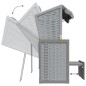 vidaXL Strandkorb mit Kissen Poly Rattan und Massivholz Grau vidaXL Strandkorb mit Kissen Poly Rattan und Massivholz Grau