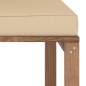vidaXL Outdoor-Ecksofa Paletten mit Kissen in Beige vidaXL Outdoor-Ecksofa Paletten mit Kissen in Beige
