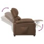 vidaXL Relaxsessel Braun Stoff vidaXL Relaxsessel Braun Stoff