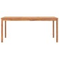 vidaXL Garten-Esstisch 180x90x77 cm Massivholz Teak vidaXL Garten-Esstisch 180x90x77 cm Massivholz Teak