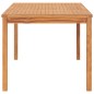 vidaXL Garten-Esstisch 180x90x77 cm Massivholz Teak vidaXL Garten-Esstisch 180x90x77 cm Massivholz Teak