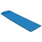 Klappbare Strandmatte 2 Stk. Stahl und Stoff Blau Klappbare Strandmatte 2 Stk. Stahl und Stoff Blau