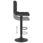 vidaXL Barhocker Schwarz Stoff vidaXL Barhocker Schwarz Stoff