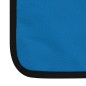 Klappbare Strandmatte 2 Stk. Stahl und Stoff Blau Klappbare Strandmatte 2 Stk. Stahl und Stoff Blau