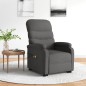 vidaXL Massagesessel mit Aufstehhilfe Dunkelgrau Stoff vidaXL Massagesessel mit Aufstehhilfe Dunkelgrau Stoff