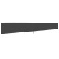 vidaXL 6-teiliges Windschutzgewebe 800 x 120 cm Anthrazit vidaXL 6-teiliges Windschutzgewebe 800 x 120 cm Anthrazit