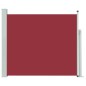 vidaXL Ausziehbare Seitenmarkise 100x300 cm Rot vidaXL Ausziehbare Seitenmarkise 100x300 cm Rot