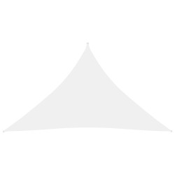 vidaXL Sonnensegel Oxford-Gewebe Dreieckig 5x5x6 m Weiß