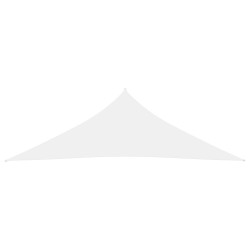vidaXL Sonnensegel Oxford-Gewebe Dreieckig 5x5x6 m Weiß