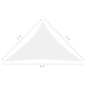vidaXL Sonnensegel Oxford-Gewebe Dreieckig 5x5x6 m Weiß vidaXL Sonnensegel Oxford-Gewebe Dreieckig 5x5x6 m Weiß