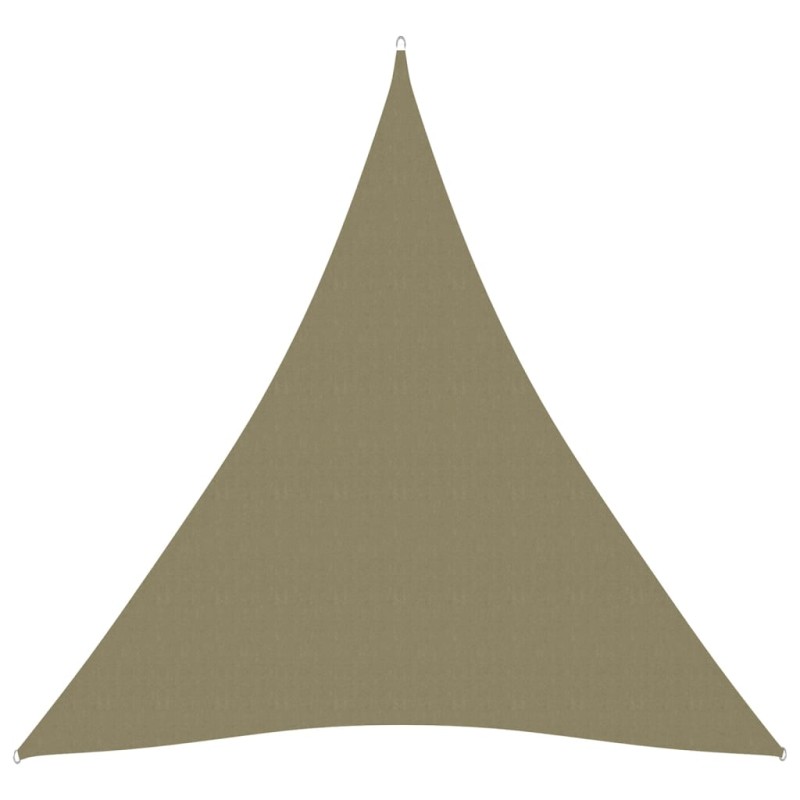 vidaXL Sonnensegel Oxford-Gewebe Dreieckig 3x4x4 m Beige vidaXL Sonnensegel Oxford-Gewebe Dreieckig 3x4x4 m Beige