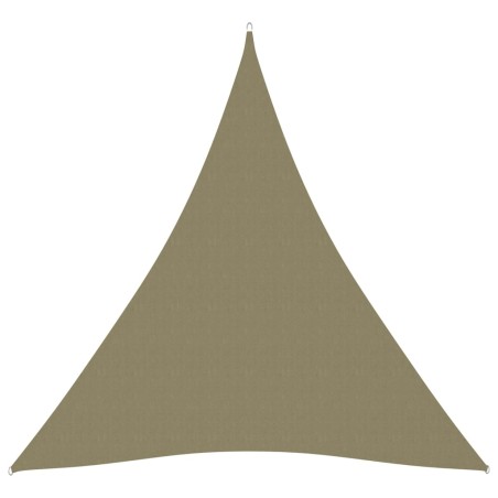 vidaXL Sonnensegel Oxford-Gewebe Dreieckig 3x4x4 m Beige