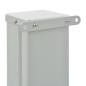 vidaXL Einziehbare Seitenmarkise 160x300 cm Grau vidaXL Einziehbare Seitenmarkise 160x300 cm Grau