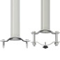 vidaXL Einziehbare Seitenmarkise 160x300 cm Grau vidaXL Einziehbare Seitenmarkise 160x300 cm Grau