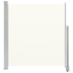 vidaXL Ausziehbare Seitenmarkise 140x300 cm Creme