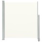 vidaXL Ausziehbare Seitenmarkise 140x300 cm Creme vidaXL Ausziehbare Seitenmarkise 140x300 cm Creme