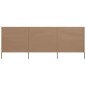 vidaXL 3-teiliges Windschutzgewebe 400 x 120 cm Taupe vidaXL 3-teiliges Windschutzgewebe 400 x 120 cm Taupe