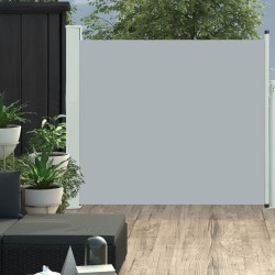vidaXL Ausziehbare Seitenmarkise 100x300 cm Grau