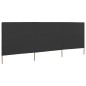 vidaXL 3-teiliges Windschutzgewebe 400 x 120 cm Anthrazit vidaXL 3-teiliges Windschutzgewebe 400 x 120 cm Anthrazit