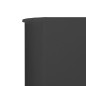 vidaXL 3-teiliges Windschutzgewebe 400 x 120 cm Anthrazit vidaXL 3-teiliges Windschutzgewebe 400 x 120 cm Anthrazit