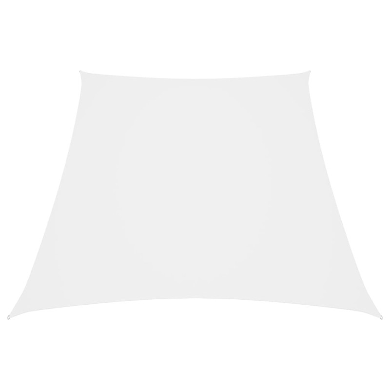 vidaXL Sonnensegel Oxford-Gewebe Trapezförmig 4/5x4 m Weiß vidaXL Sonnensegel Oxford-Gewebe Trapezförmig 4/5x4 m Weiß