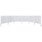 vidaXL 6-teiliges Windschutzgewebe 800 x 160 cm Sandweiß vidaXL 6-teiliges Windschutzgewebe 800 x 160 cm Sandweiß