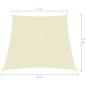 vidaXL Sonnensegel Oxford-Gewebe Trapezförmig 3/4x3 m Creme vidaXL Sonnensegel Oxford-Gewebe Trapezförmig 3/4x3 m Creme