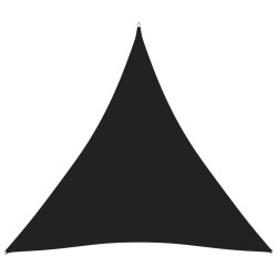 vidaXL Sonnensegel Oxford-Gewebe Dreieckig 4x4x4 m Schwarz