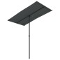vidaXL Sonnenschirm mit Aluminium-Mast 180 x 110 cm Anthrazit vidaXL Sonnenschirm mit Aluminium-Mast 180 x 110 cm Anthrazit