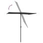 vidaXL Sonnenschirm mit Aluminium-Mast 180 x 110 cm Anthrazit vidaXL Sonnenschirm mit Aluminium-Mast 180 x 110 cm Anthrazit