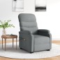 vidaXL Massagesessel mit Aufstehhilfe Hellgrau Stoff vidaXL Massagesessel mit Aufstehhilfe Hellgrau Stoff