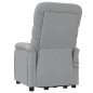 vidaXL Massagesessel mit Aufstehhilfe Hellgrau Stoff vidaXL Massagesessel mit Aufstehhilfe Hellgrau Stoff