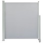vidaXL Ausziehbare Seitenmarkise 140x300 cm Grau vidaXL Ausziehbare Seitenmarkise 140x300 cm Grau