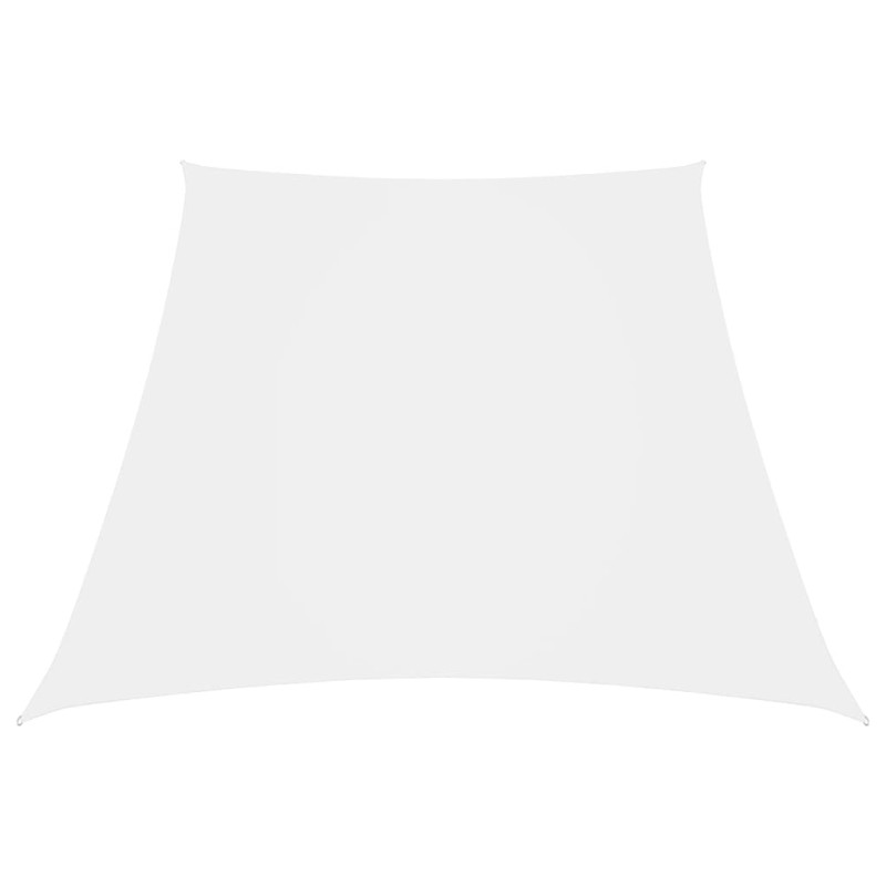 vidaXL Sonnensegel Oxford-Gewebe Trapezförmig 3/5x4 m Weiß vidaXL Sonnensegel Oxford-Gewebe Trapezförmig 3/5x4 m Weiß