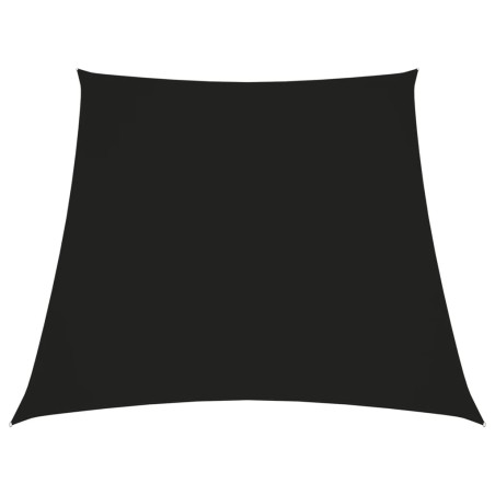 vidaXL Sonnensegel Oxford-Gewebe Trapezförmig 3/5x4 m Schwarz