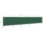 vidaXL 5-teiliges Windschutzgewebe 600 x 120 cm Grün vidaXL 5-teiliges Windschutzgewebe 600 x 120 cm Grün
