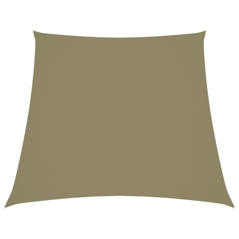 vidaXL Sonnensegel Oxford-Gewebe Trapezförmig 3/5x4 m Beige vidaXL Sonnensegel Oxford-Gewebe Trapezförmig 3/5x4 m Beige